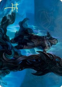 Cosima, God of the Voyage Art Card (Gold-Stamped Signature) [Kaldheim Art Series] | Jomio and Rueliete's Cards and Comics