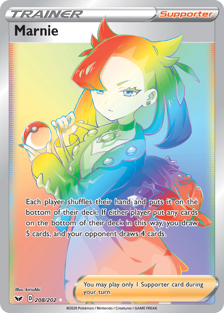 Marnie (208/202) [Sword & Shield: Base Set] | Jomio and Rueliete's Cards and Comics