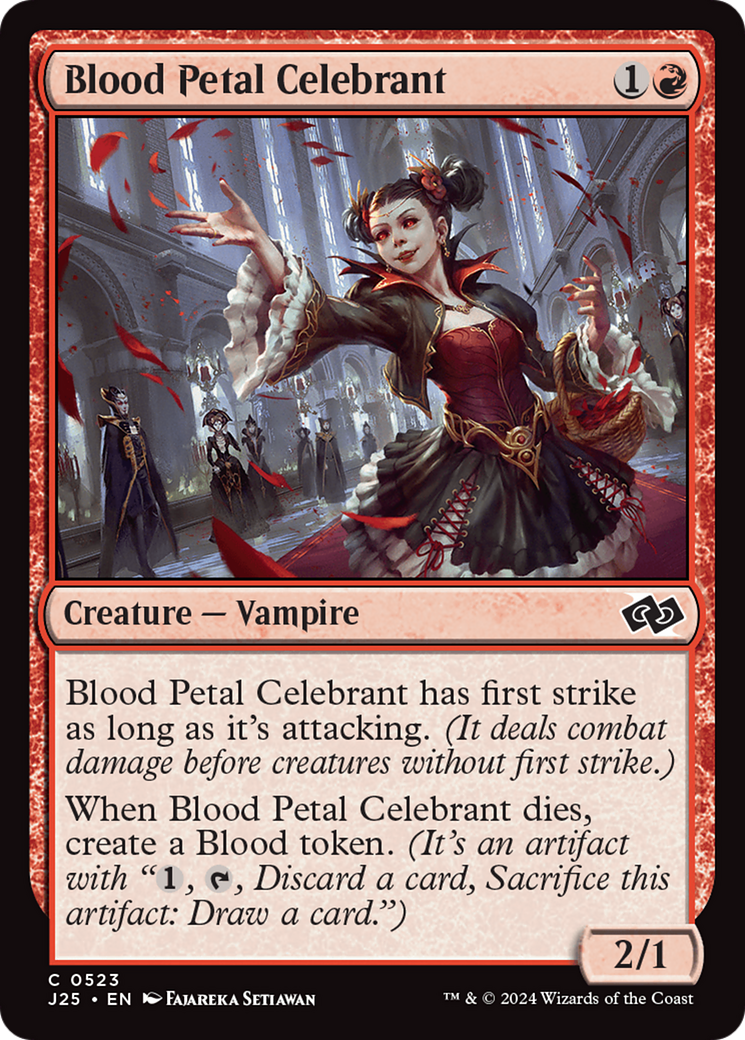 Blood Petal Celebrant [Foundations Jumpstart] | Jomio and Rueliete's Cards and Comics