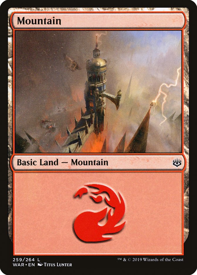 Mountain (259) [War of the Spark] | Jomio and Rueliete's Cards and Comics