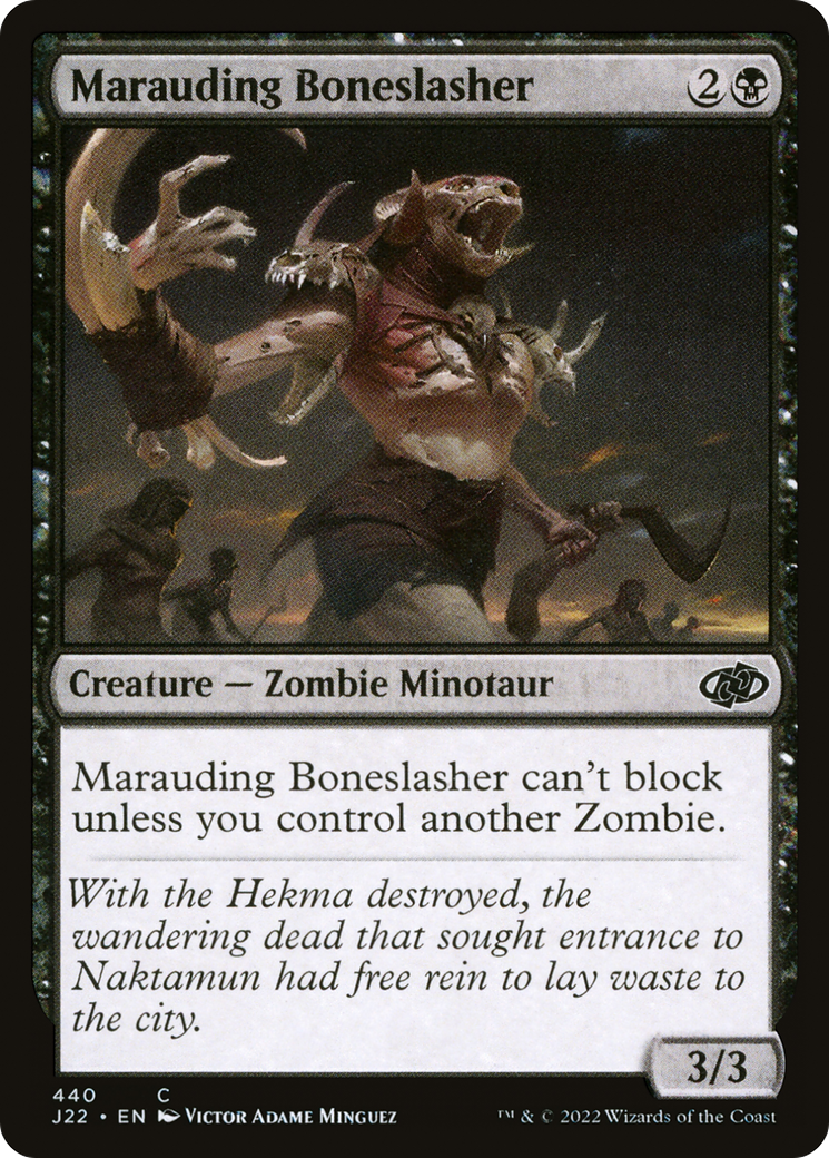 Marauding Boneslasher [Jumpstart 2022] | Jomio and Rueliete's Cards and Comics