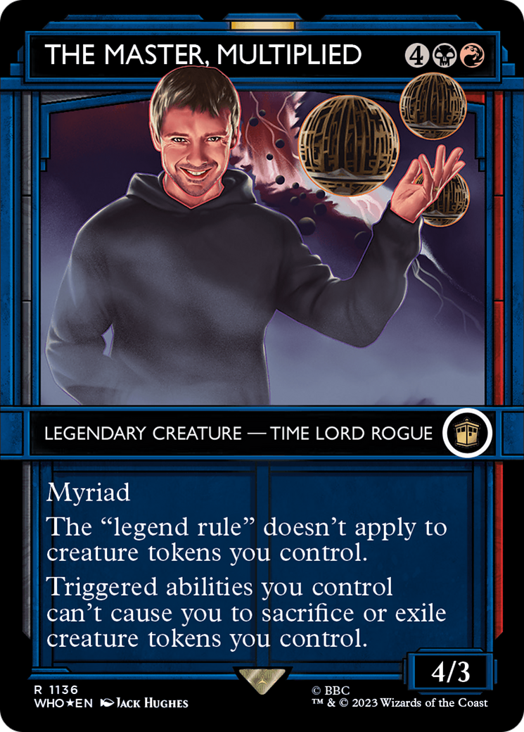 The Master, Multiplied (Showcase) (Surge Foil) [Doctor Who] | Jomio and Rueliete's Cards and Comics