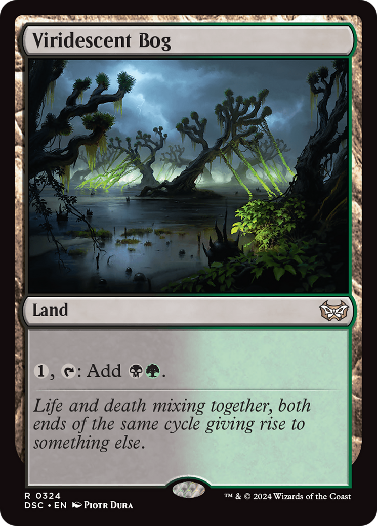 Viridescent Bog [Duskmourn: House of Horror Commander] | Jomio and Rueliete's Cards and Comics