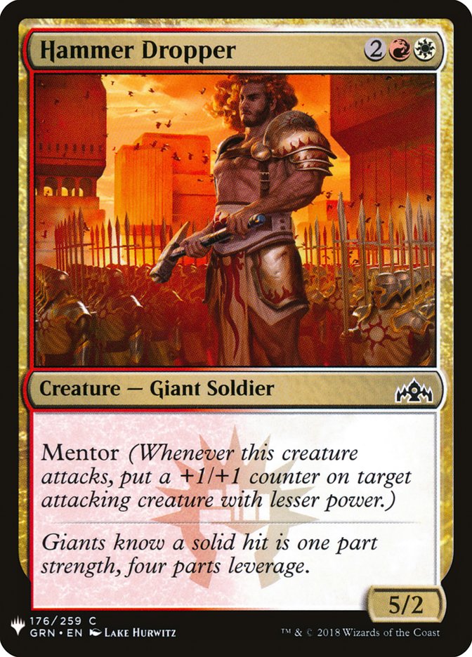 Hammer Dropper [Mystery Booster] | Jomio and Rueliete's Cards and Comics