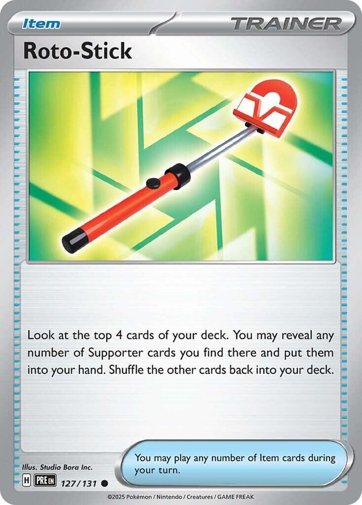 Roto-Stick (127/131) [Scarlet & Violet: Prismatic Evolutions] | Jomio and Rueliete's Cards and Comics