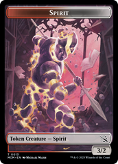 Warrior // Spirit (13) Double-Sided Token [March of the Machine Tokens] | Jomio and Rueliete's Cards and Comics