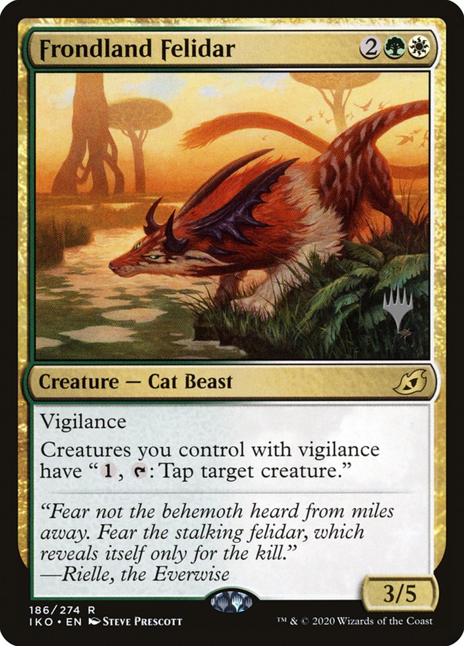 Frondland Felidar (Promo Pack) [Ikoria: Lair of Behemoths Promos] | Jomio and Rueliete's Cards and Comics