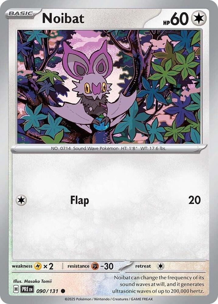 Noibat (090/131) [Scarlet & Violet: Prismatic Evolutions] | Jomio and Rueliete's Cards and Comics