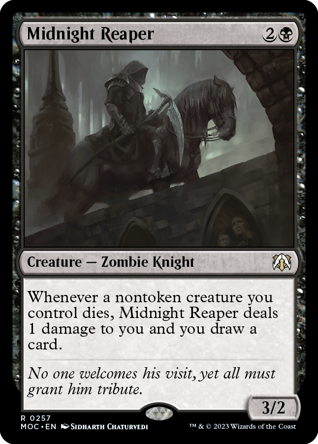 Midnight Reaper [March of the Machine Commander] | Jomio and Rueliete's Cards and Comics
