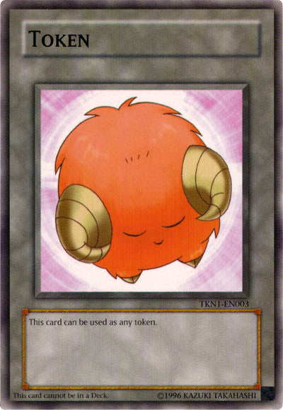 Scapegoat Token (Orange) [TKN1-EN003] Common | Jomio and Rueliete's Cards and Comics
