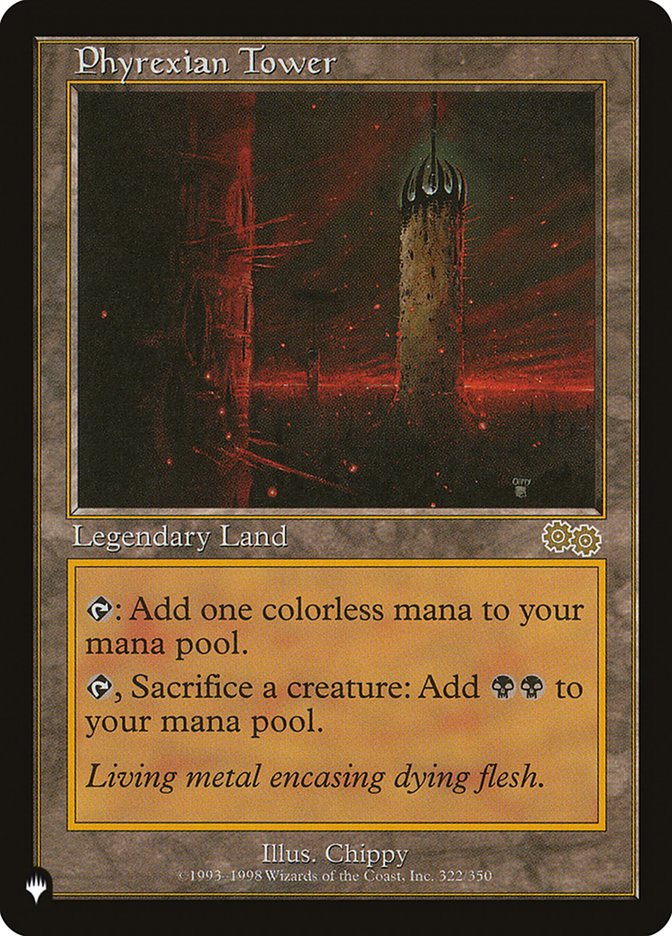 Phyrexian Tower [The List] | Jomio and Rueliete's Cards and Comics