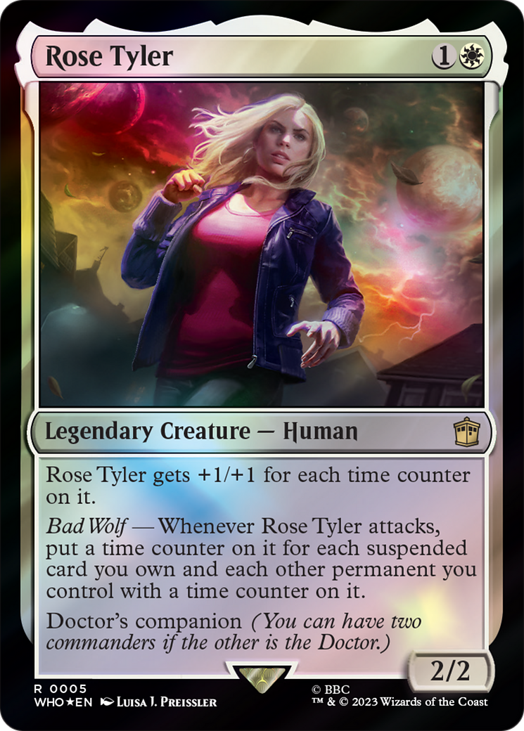 Rose Tyler [Doctor Who] | Jomio and Rueliete's Cards and Comics