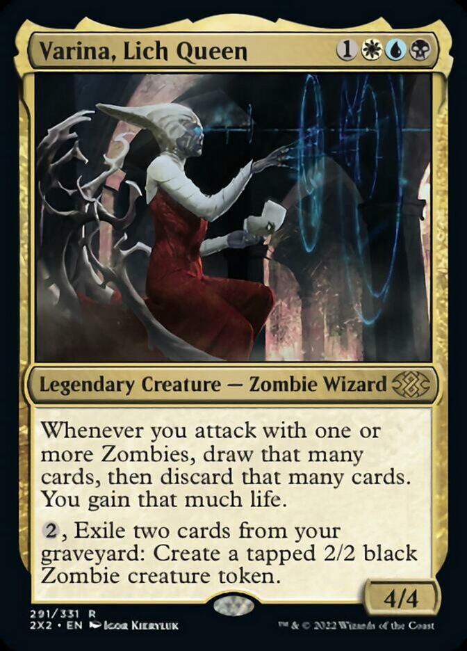 Varina, Lich Queen [Double Masters 2022] | Jomio and Rueliete's Cards and Comics