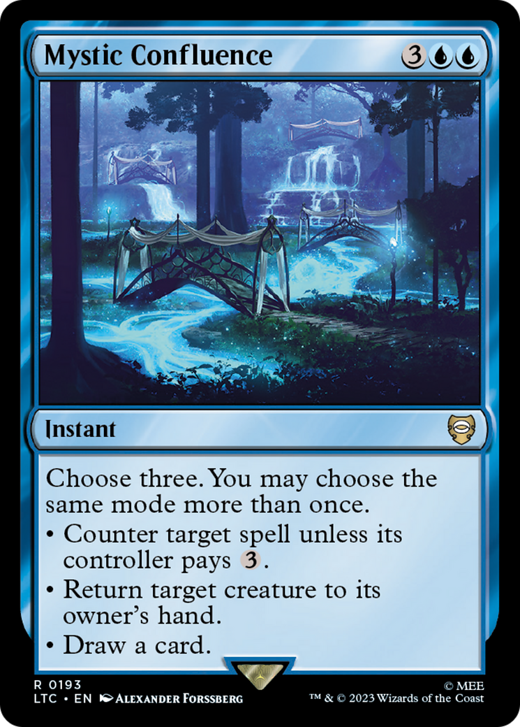 Mystic Confluence [The Lord of the Rings: Tales of Middle-Earth Commander] | Jomio and Rueliete's Cards and Comics