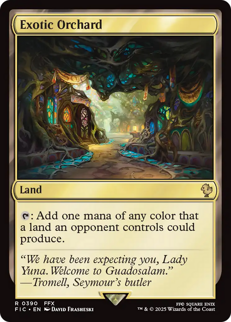 Exotic Orchard [FINAL FANTASY Commander] | Jomio and Rueliete's Cards and Comics