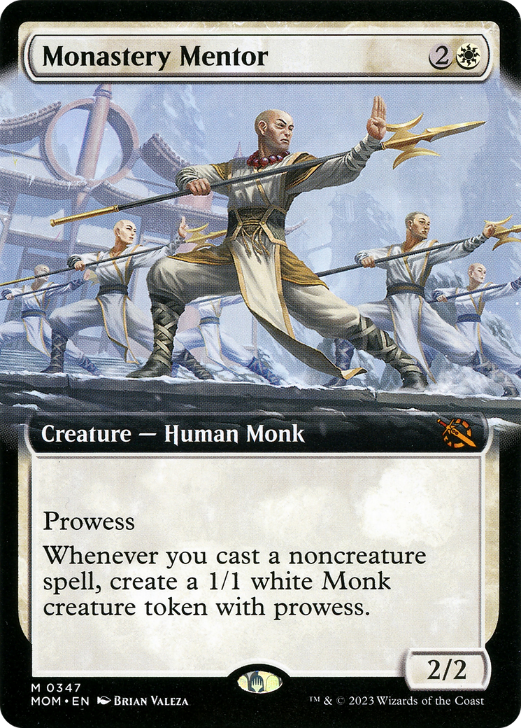 Monastery Mentor (Extended Art) [March of the Machine] | Jomio and Rueliete's Cards and Comics