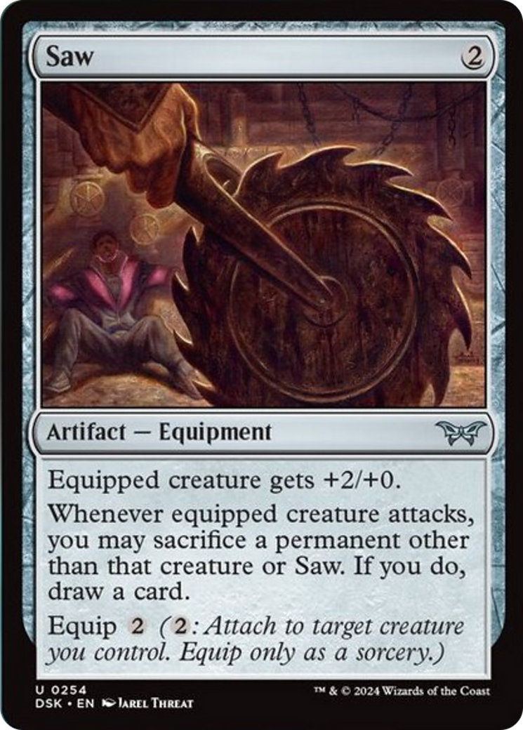 Saw [Duskmourn: House of Horror] | Jomio and Rueliete's Cards and Comics