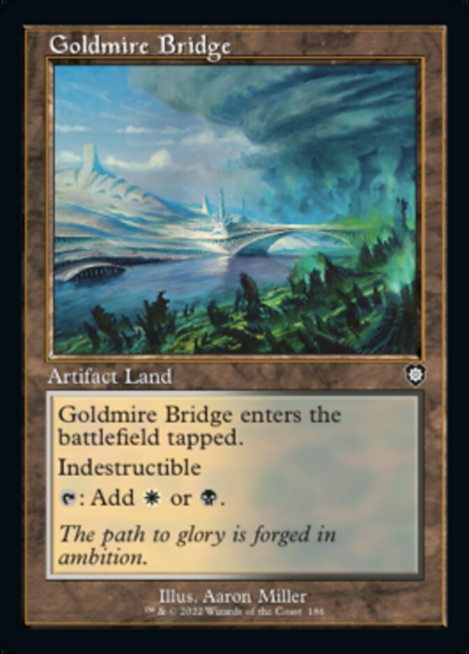 Goldmire Bridge (Retro) [The Brothers' War Commander] | Jomio and Rueliete's Cards and Comics
