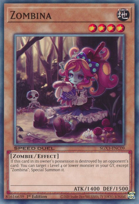 Zombina [SGX3-ENC09] Common | Jomio and Rueliete's Cards and Comics