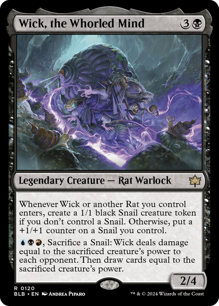 Wick, the Whorled Mind [Bloomburrow] | Jomio and Rueliete's Cards and Comics