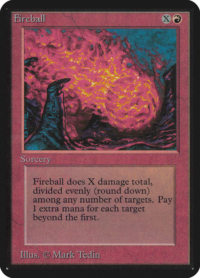Fireball [Alpha Edition] | Jomio and Rueliete's Cards and Comics