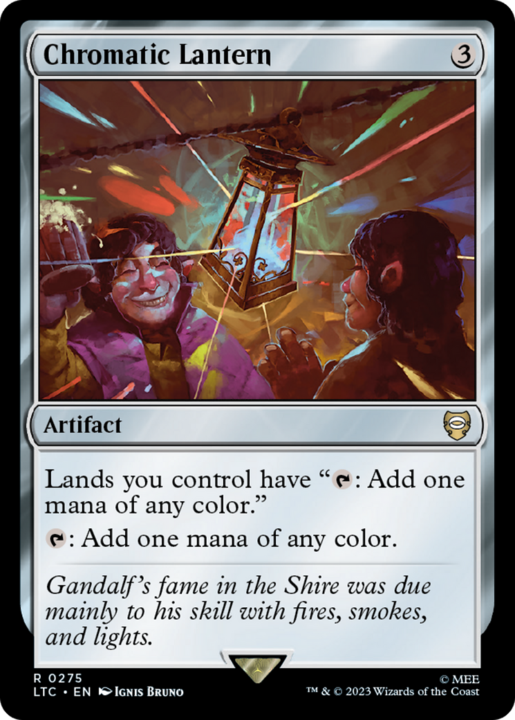 Chromatic Lantern [The Lord of the Rings: Tales of Middle-Earth Commander] | Jomio and Rueliete's Cards and Comics