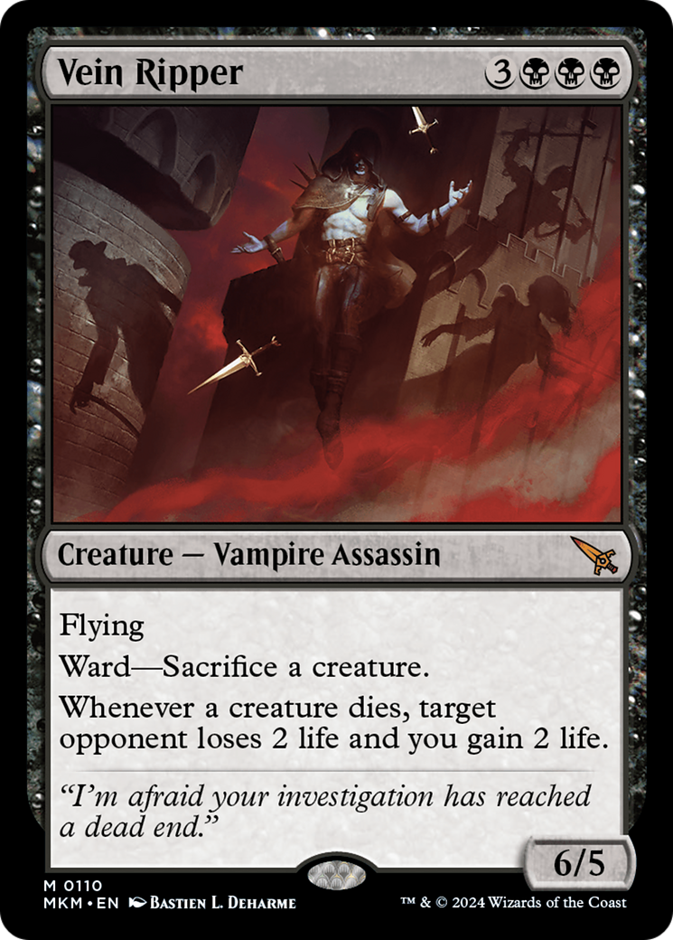 Vein Ripper [Murders at Karlov Manor] | Jomio and Rueliete's Cards and Comics