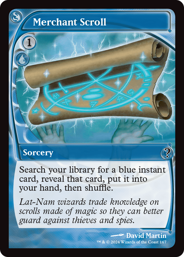 Merchant Scroll (Future Sight) [Mystery Booster 2] | Jomio and Rueliete's Cards and Comics