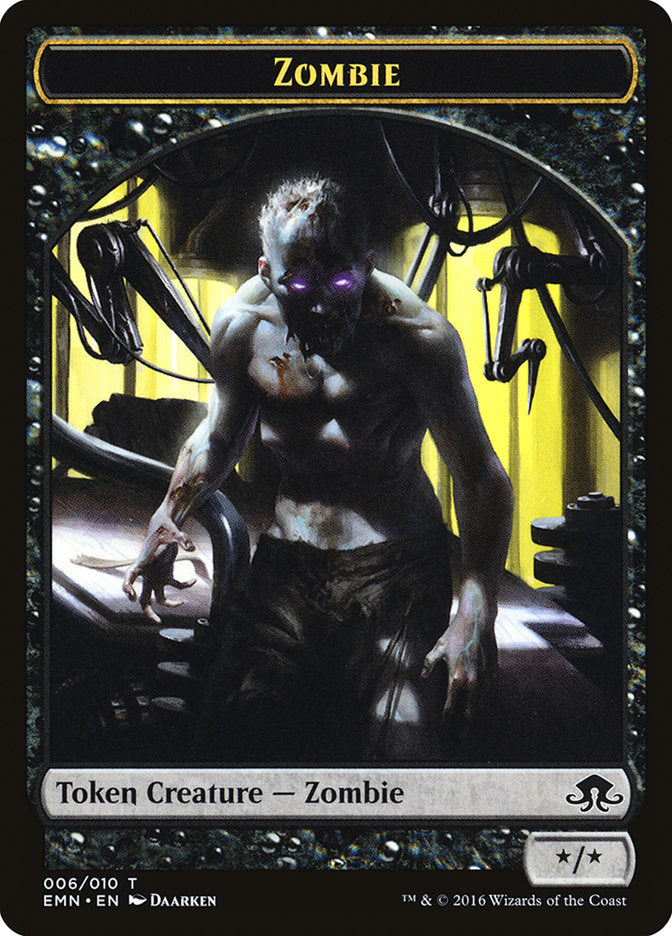 Zombie Token (006/010) [Eldritch Moon Tokens] | Jomio and Rueliete's Cards and Comics