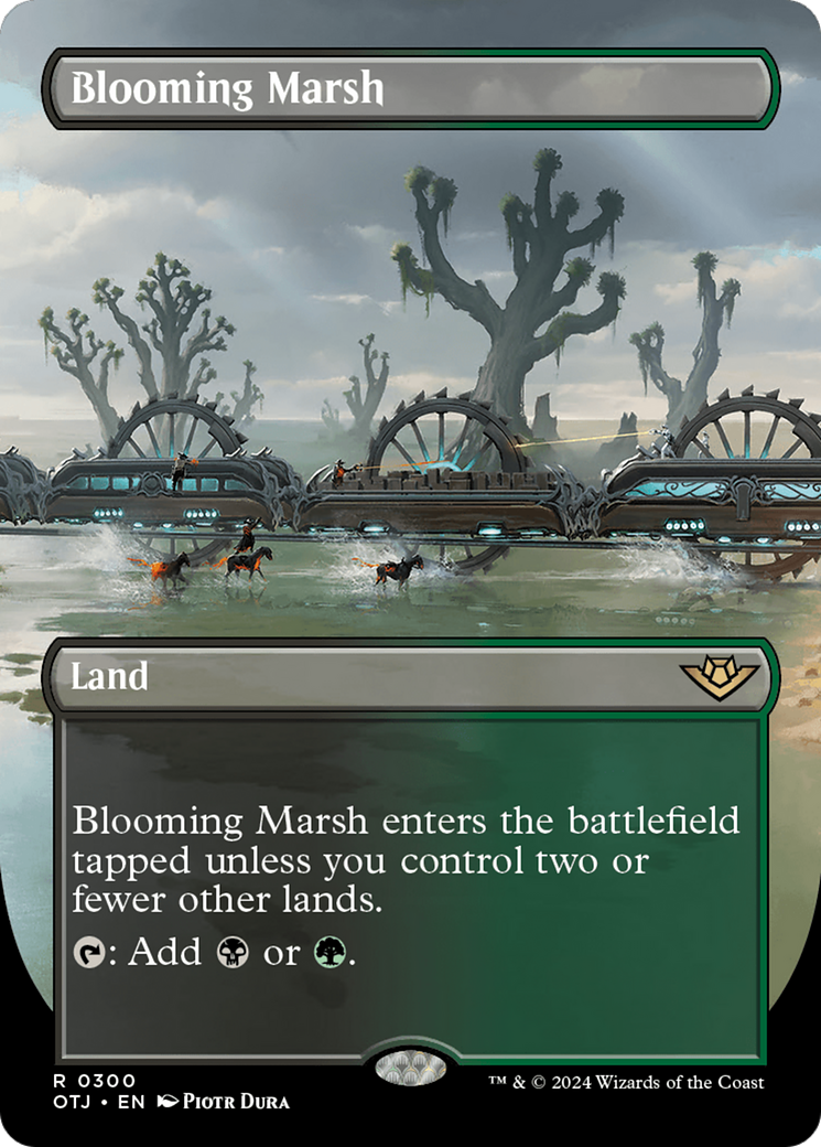 Blooming Marsh (Borderless) [Outlaws of Thunder Junction] | Jomio and Rueliete's Cards and Comics