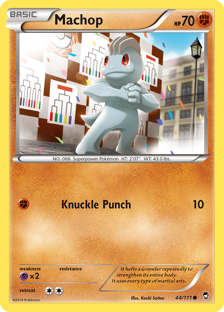 Machop (44/111) [XY: Furious Fists] | Jomio and Rueliete's Cards and Comics