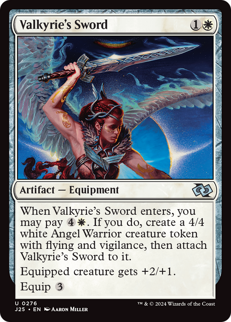 Valkyrie's Sword [Foundations Jumpstart] | Jomio and Rueliete's Cards and Comics
