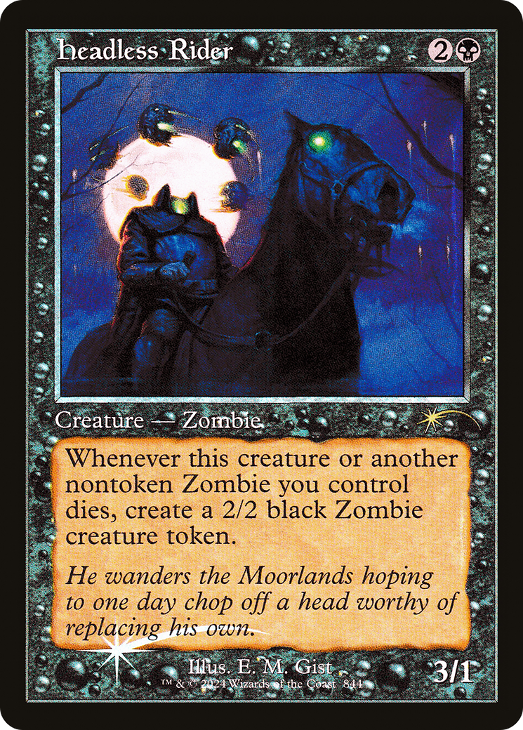 Headless Rider (Retro Frame) [Secret Lair Drop Series] | Jomio and Rueliete's Cards and Comics