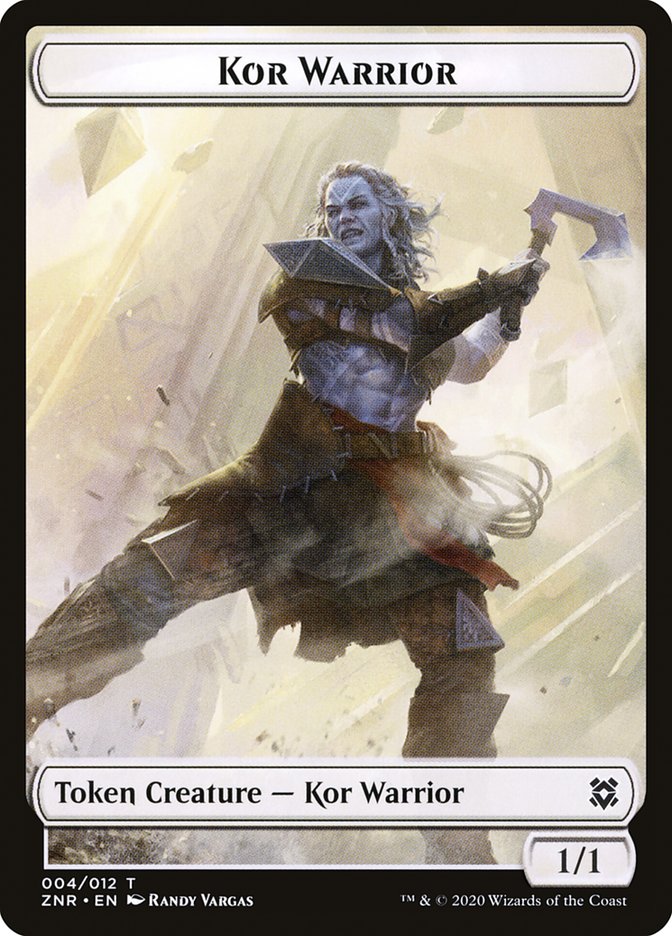 Goblin Construct // Kor Warrior Double-Sided Token [Zendikar Rising Tokens] | Jomio and Rueliete's Cards and Comics