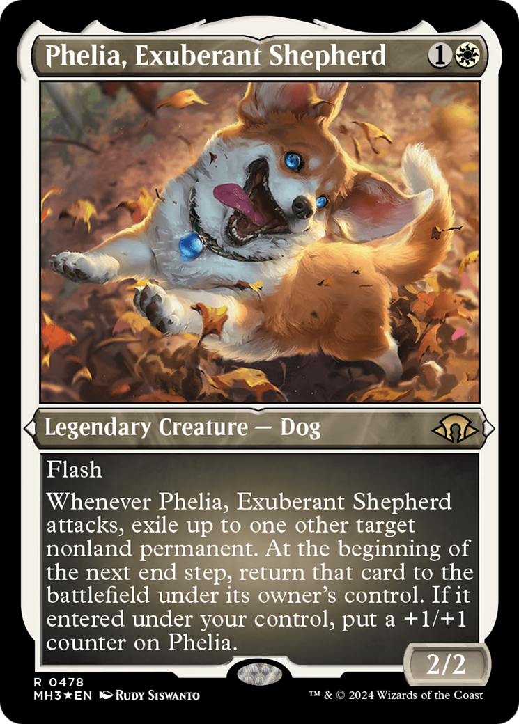 Phelia, Exuberant Shepherd (Foil Etched) [Modern Horizons 3] | Jomio and Rueliete's Cards and Comics
