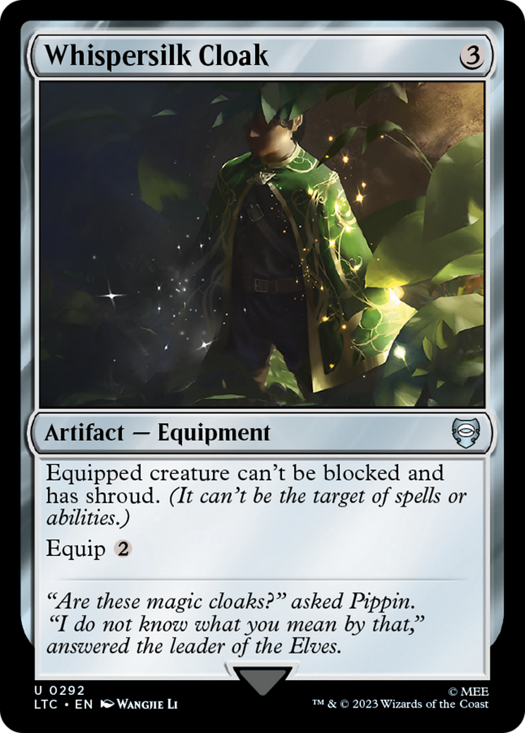 Whispersilk Cloak [The Lord of the Rings: Tales of Middle-Earth Commander] | Jomio and Rueliete's Cards and Comics