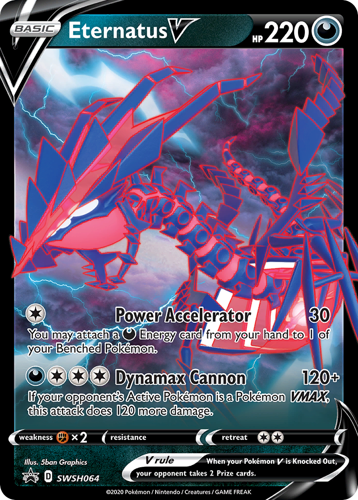Eternatus V (SWSH064) [Sword & Shield: Black Star Promos] | Jomio and Rueliete's Cards and Comics