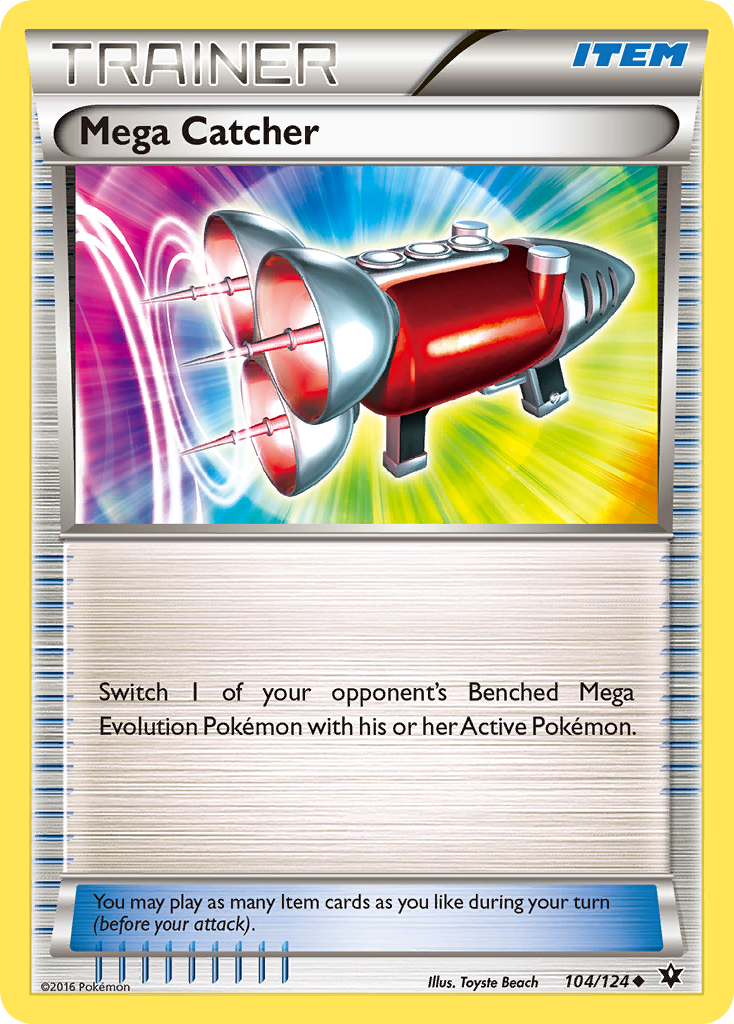 Mega Catcher (104/124) [XY: Fates Collide] | Jomio and Rueliete's Cards and Comics