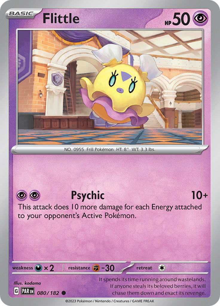 Flittle (080/182) [Scarlet & Violet: Paradox Rift] | Jomio and Rueliete's Cards and Comics