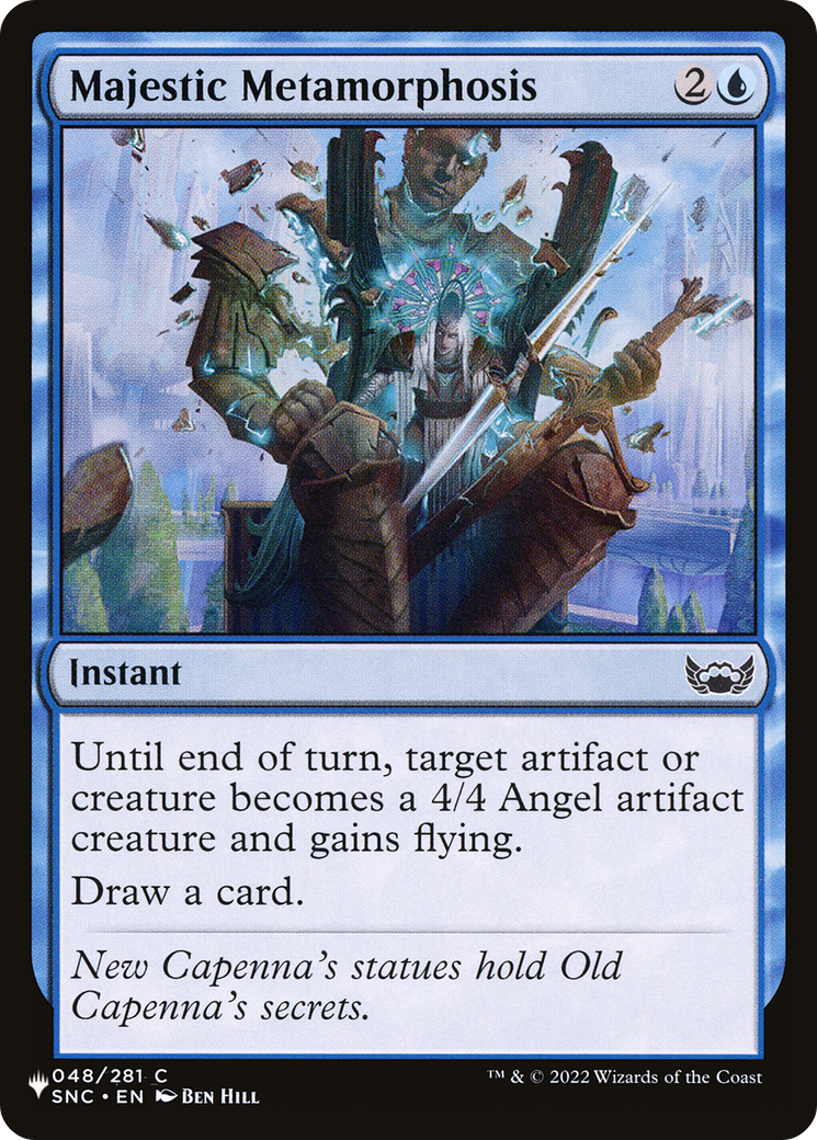 Majestic Metamorphosis [The List] | Jomio and Rueliete's Cards and Comics