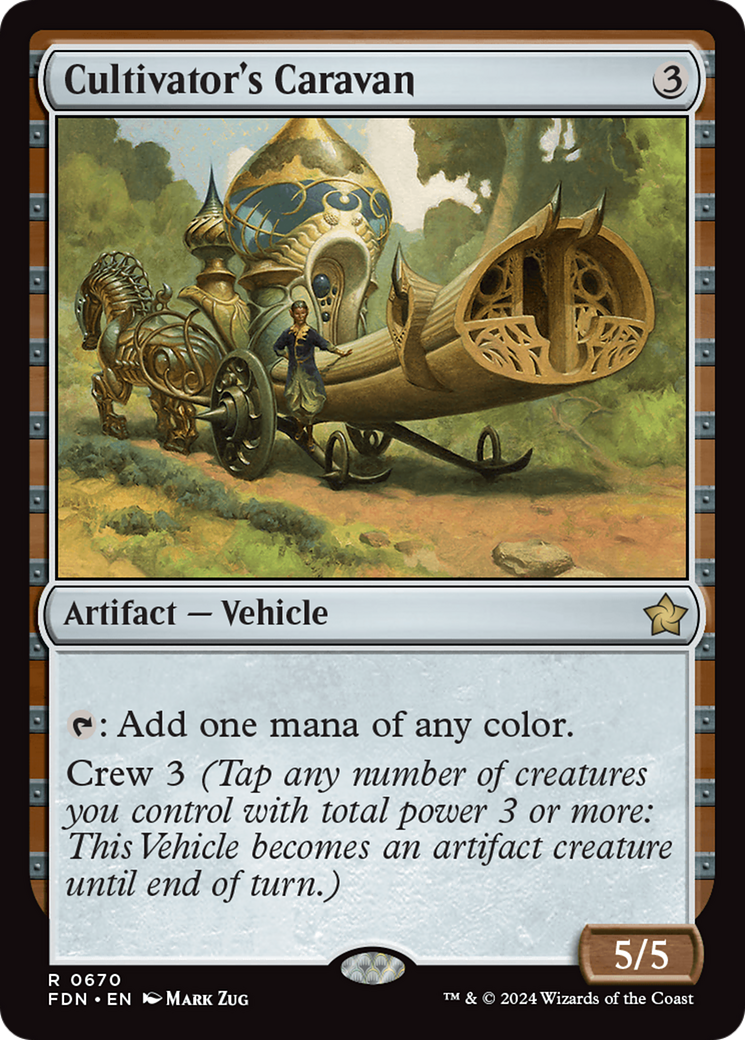 Cultivator's Caravan [Foundations] | Jomio and Rueliete's Cards and Comics