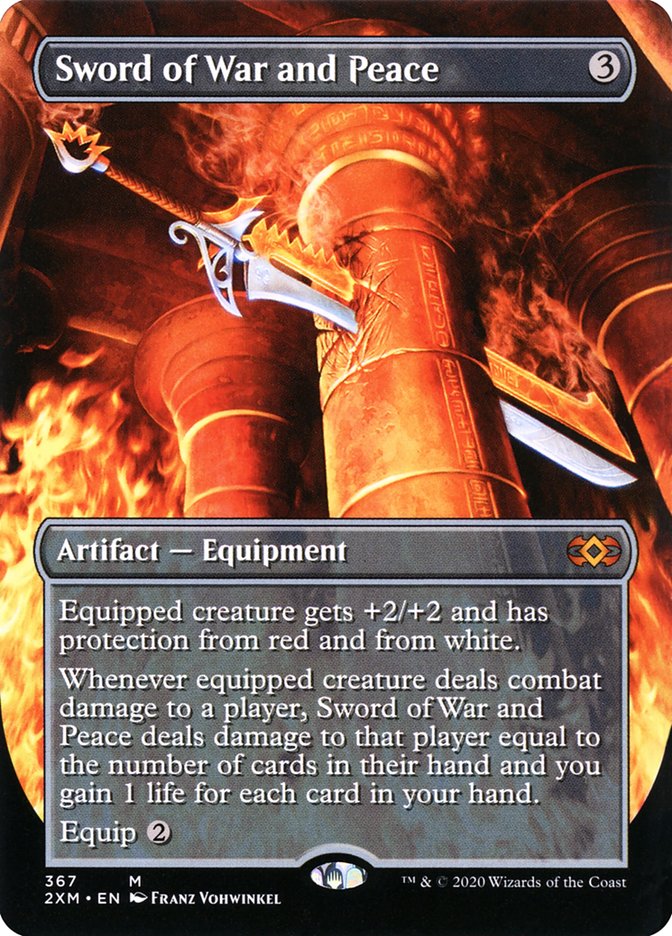 Sword of War and Peace (Toppers) [Double Masters] | Jomio and Rueliete's Cards and Comics