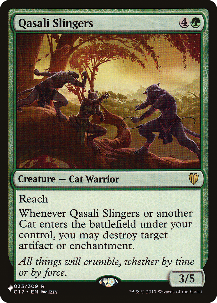 Qasali Slingers [The List] | Jomio and Rueliete's Cards and Comics