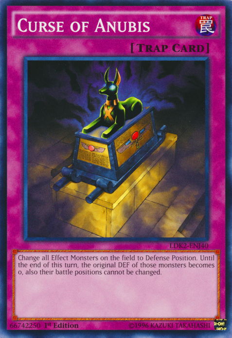 Curse of Anubis [LDK2-ENJ40] Common | Jomio and Rueliete's Cards and Comics