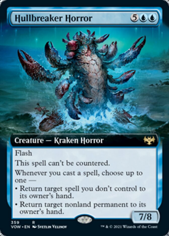 Hullbreaker Horror (Extended Art) [Innistrad: Crimson Vow] | Jomio and Rueliete's Cards and Comics