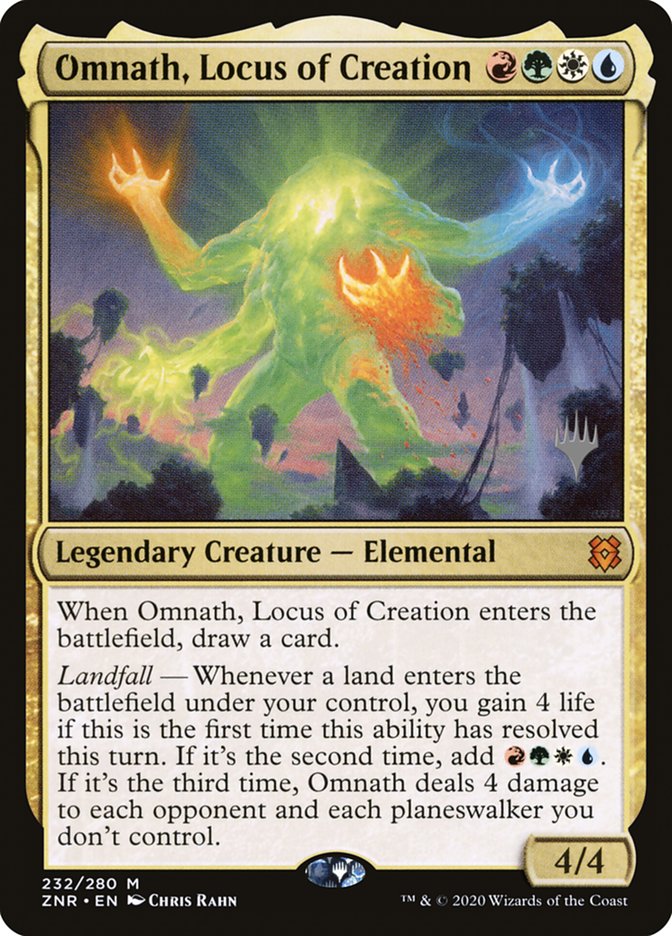 Omnath, Locus of Creation (Promo Pack) [Zendikar Rising Promos] | Jomio and Rueliete's Cards and Comics