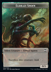 Eldrazi Spawn // Human Double-Sided Token [Streets of New Capenna Commander Tokens] | Jomio and Rueliete's Cards and Comics