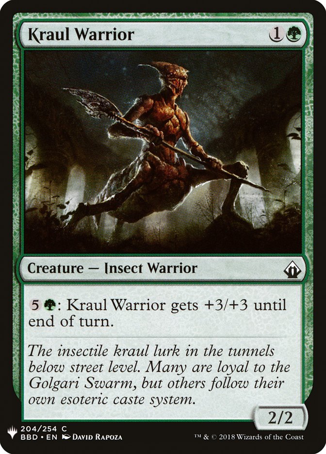 Kraul Warrior [Mystery Booster] | Jomio and Rueliete's Cards and Comics