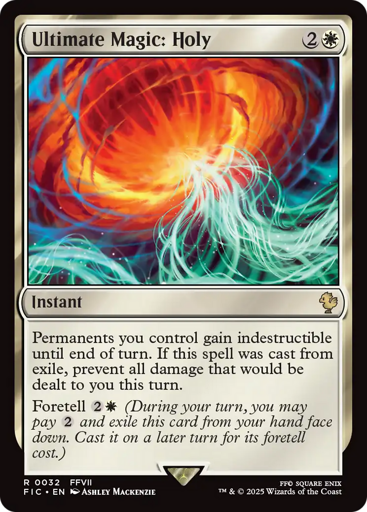 Ultimate Magic: Holy [FINAL FANTASY Commander] | Jomio and Rueliete's Cards and Comics