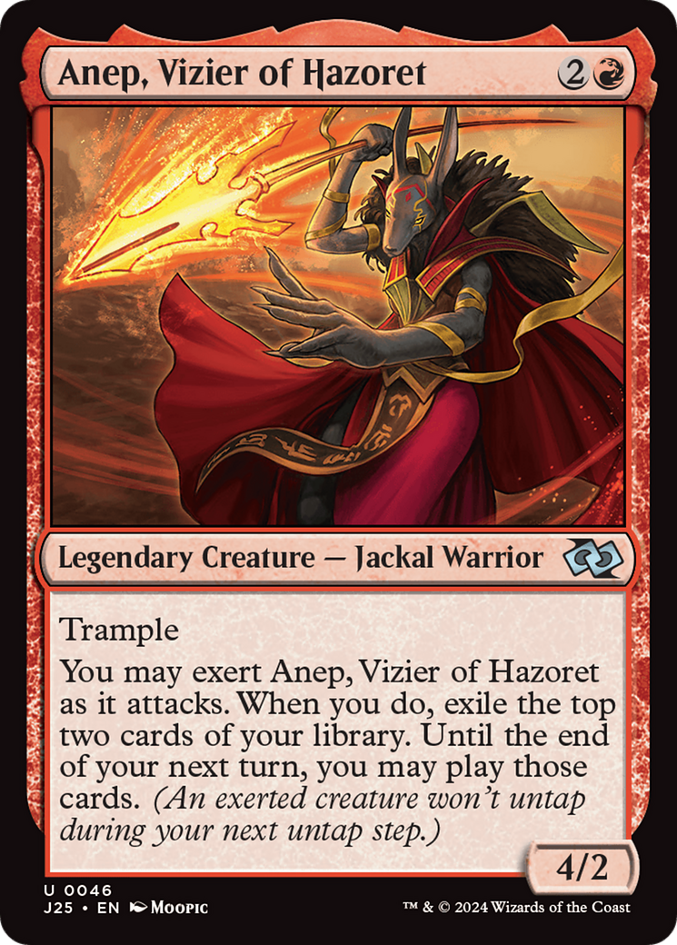 Anep, Vizier of Hazoret (Anime) [Foundations Jumpstart] | Jomio and Rueliete's Cards and Comics